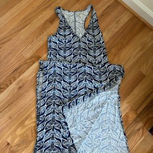 Lilly Pulitzer Maxi Shift Dress in Mermaids Tale Print